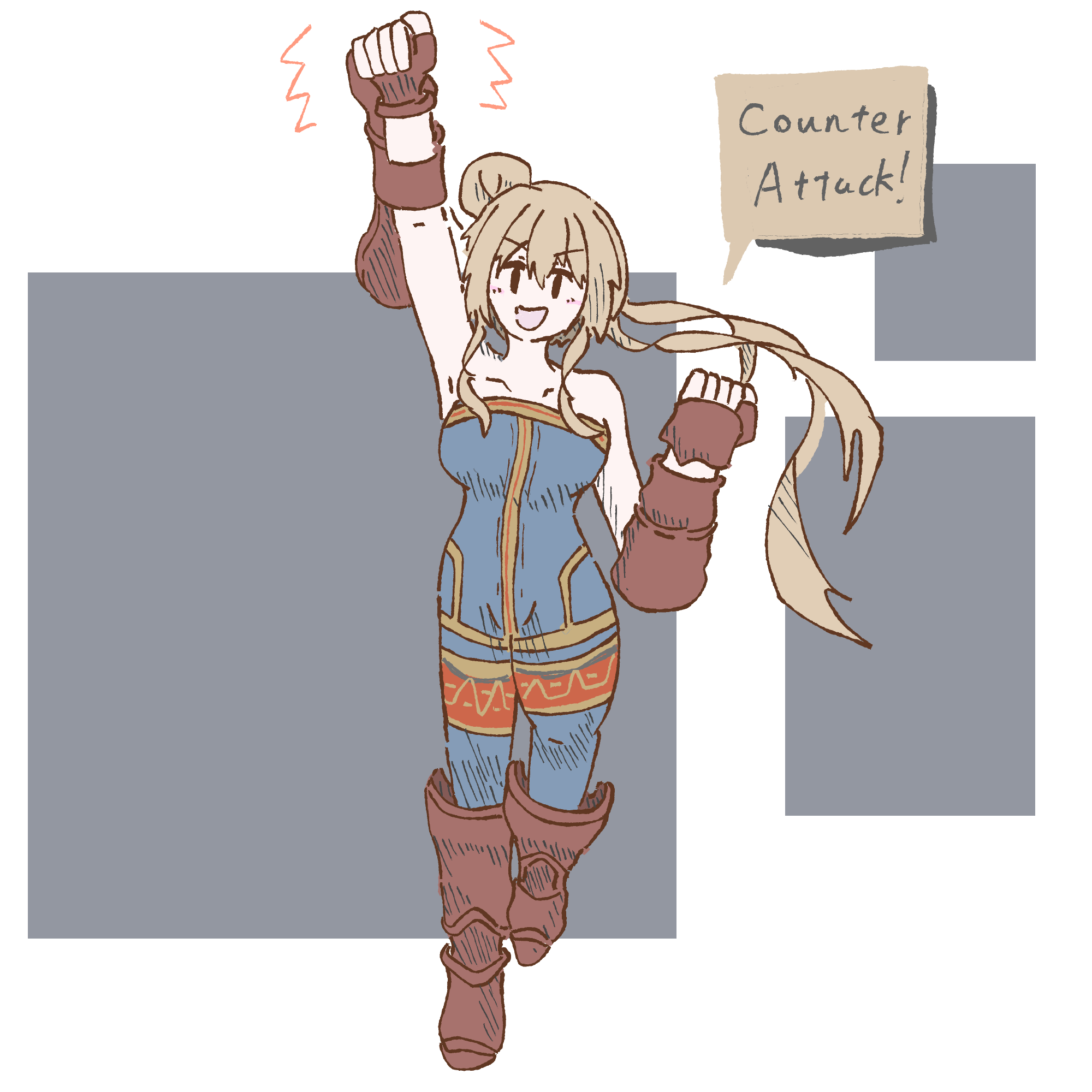 FFTモンク衣装ささらちゃん